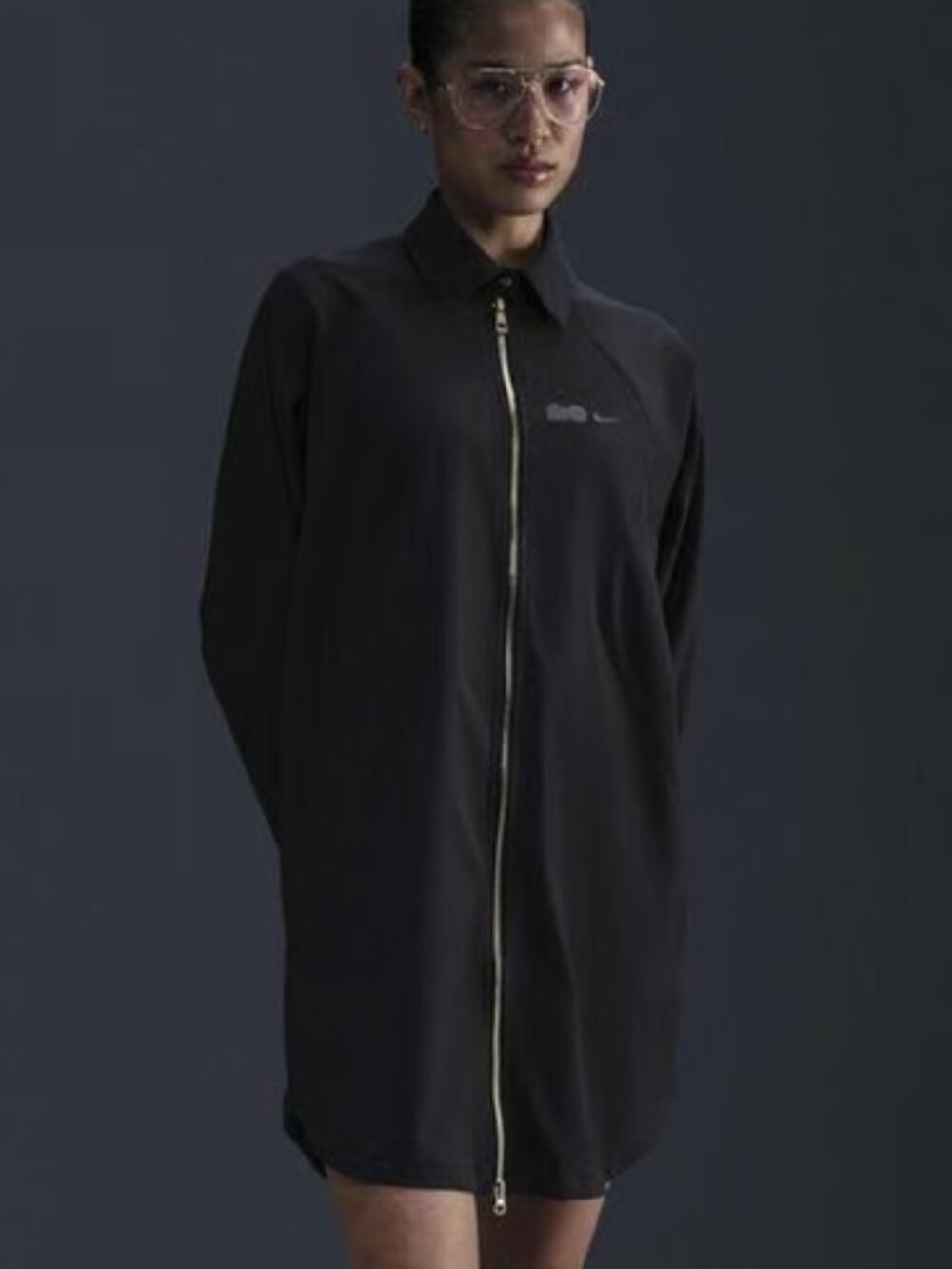 Nike Naomi Osaka Oversized Women's Black Zip-Up Dress
